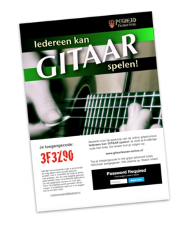 Online licence: Iedereen kan GITAAR spelen! (Dutch)